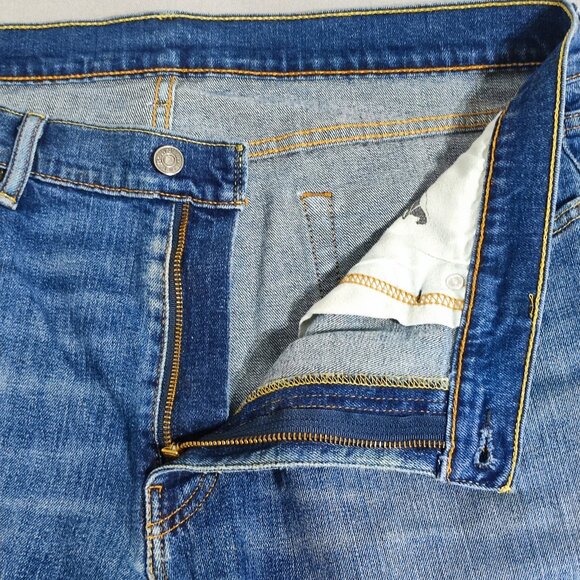 Levi's 314 Jeans men's size W36/L30 denim blue colour straight leg denim - Picture 6 of 14